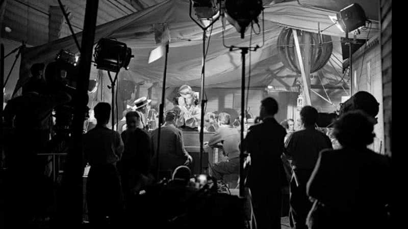 Gravação do filme "Tico Tico no Fubá", nos estúdios Vera Cruz.