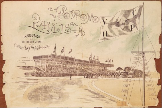 O velódromo paulistano, fundado em 1896.