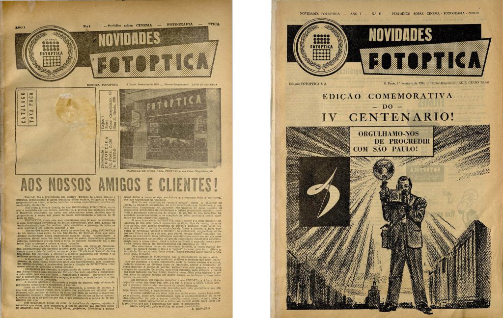 A fotografia ganhou importância no cenário econômico, o que justificava até a edição de um boletim informativo pela Fotoptica.