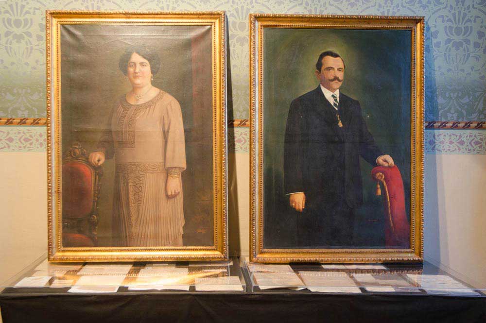 Quadros e documentos da primeira versão do Museu Casa da Boia.