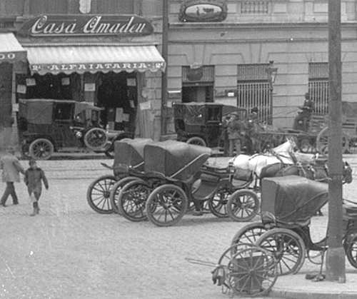 Alfaiataria no Largo da Sé, um dos muitos serviços especializados que só eram encontrados no centro.