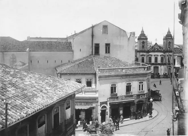 O Café Girondino original, próximo ao largo da Sé.