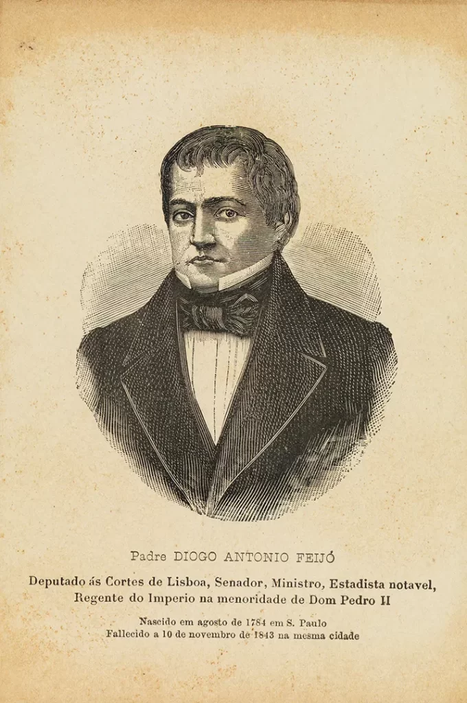 O então padre Feijó, que viria a ser regente do Brasil, presenciou o assassinato do soldado Chaguinhas.