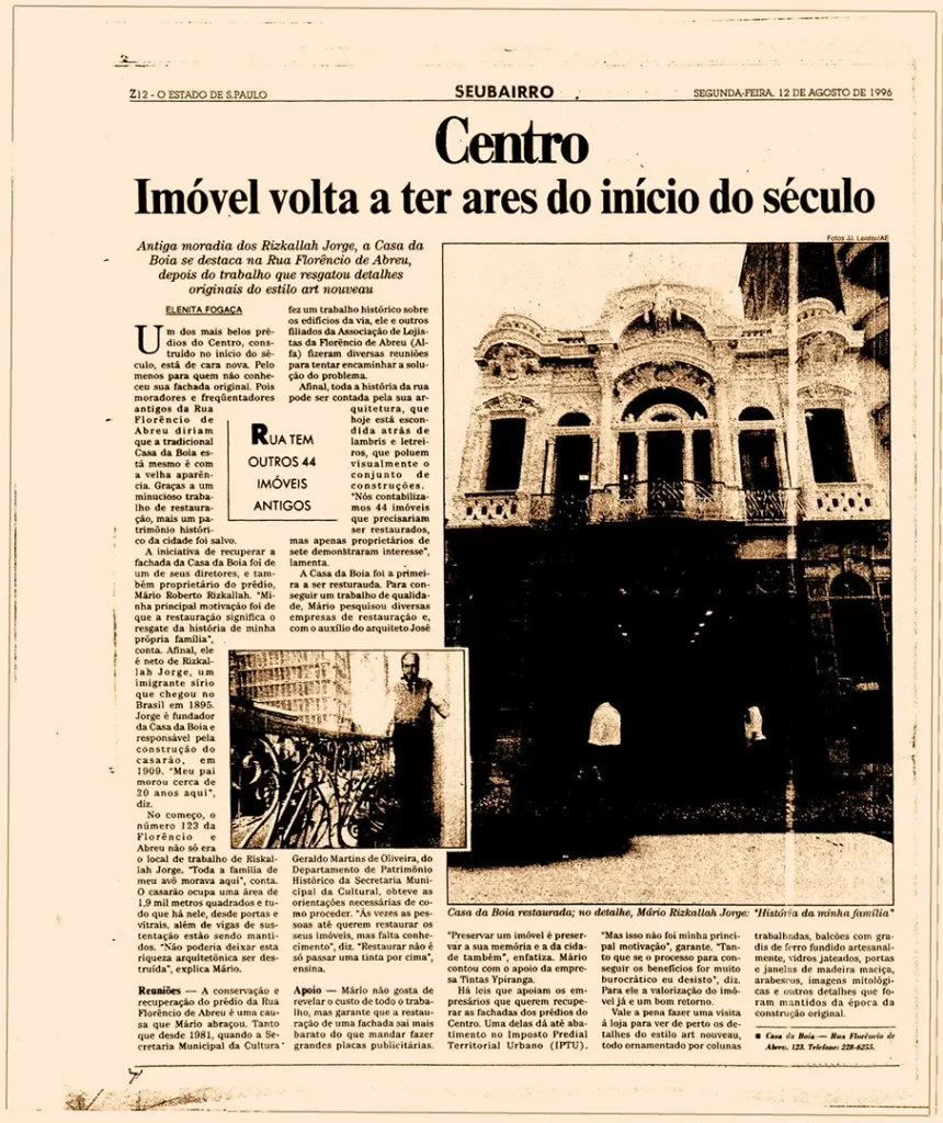 E a cidade redescobriu o tesouro arquitetônico agora restaurado.