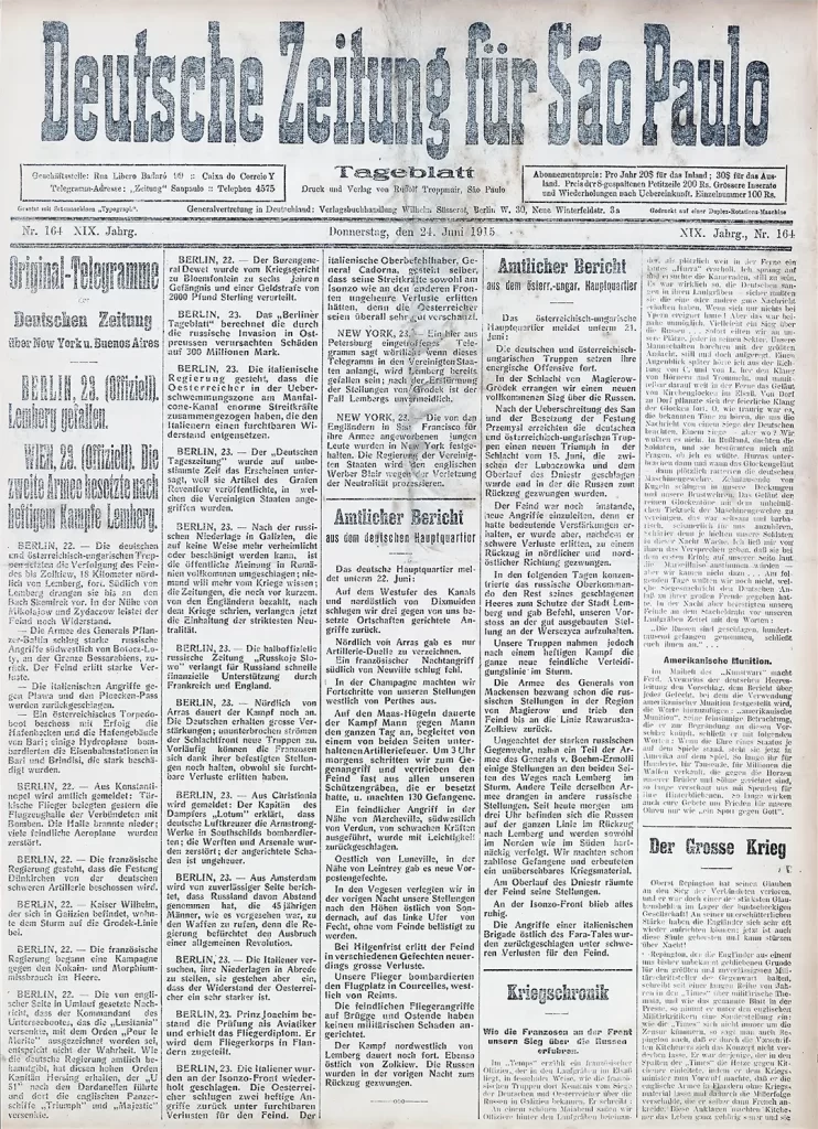 Deutsche Zeitung für São Paulo