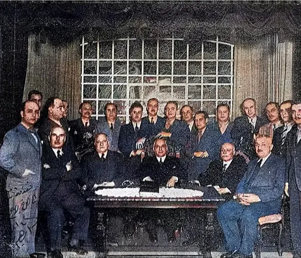 Diretoria do Lar Sírio em 1936.