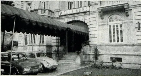 Sede do Cub Homs em 1972.