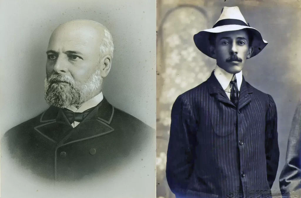 Henrique e Alberto Santos Dumont