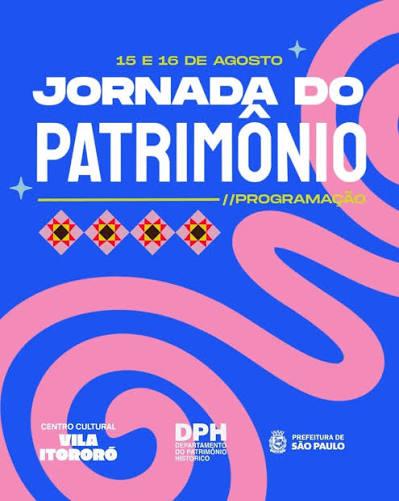 Jornada do Patrimônio acontece dias 15 e 16.