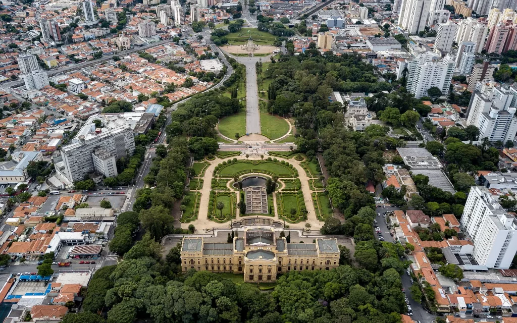 Parque da Independência traz referências ao 7 de setembro.