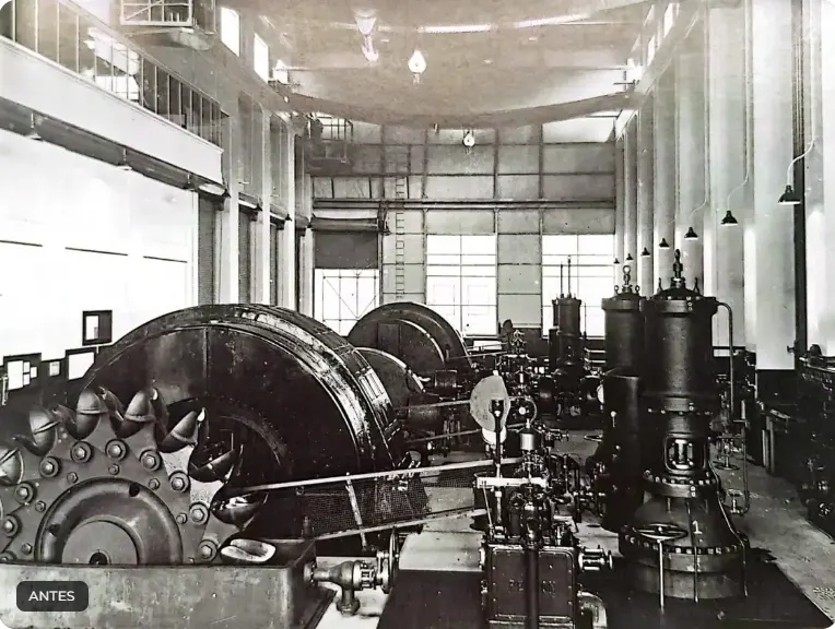 1º grupo gerador de energia, de 1926.