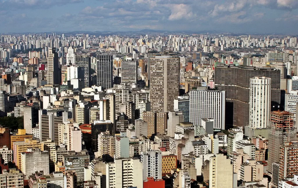 Na visão geral do centro, uma variedade de estilos.